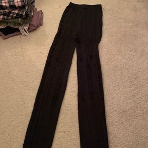 ripped by hand pantyhose